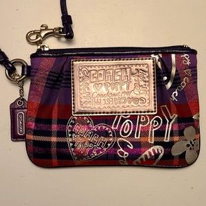 Coach wristlet handbag